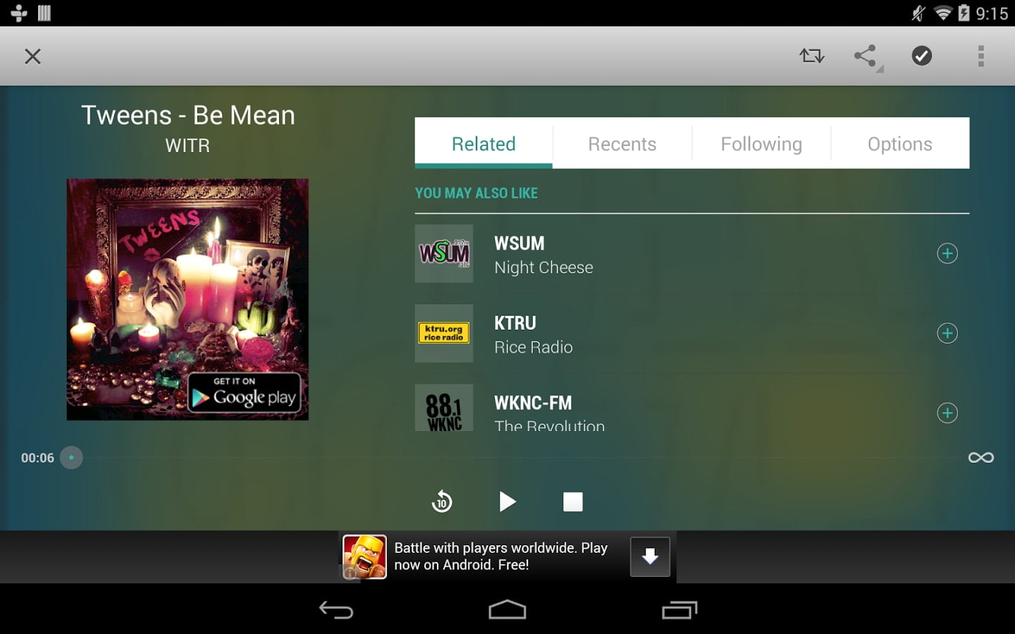 best free music apps for android