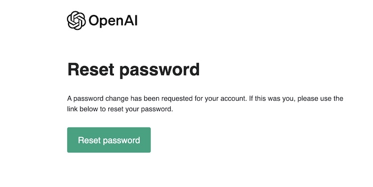 How to Reset Your ChatGPT Password