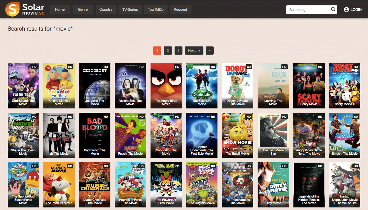SolarMovie Unblocked proxy