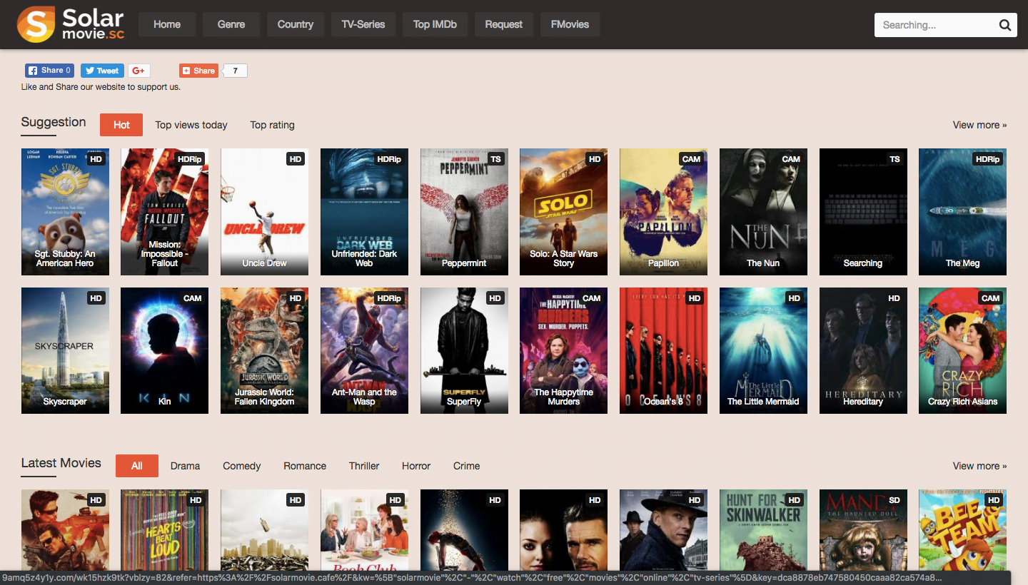 SolarMovie Unblocked proxy