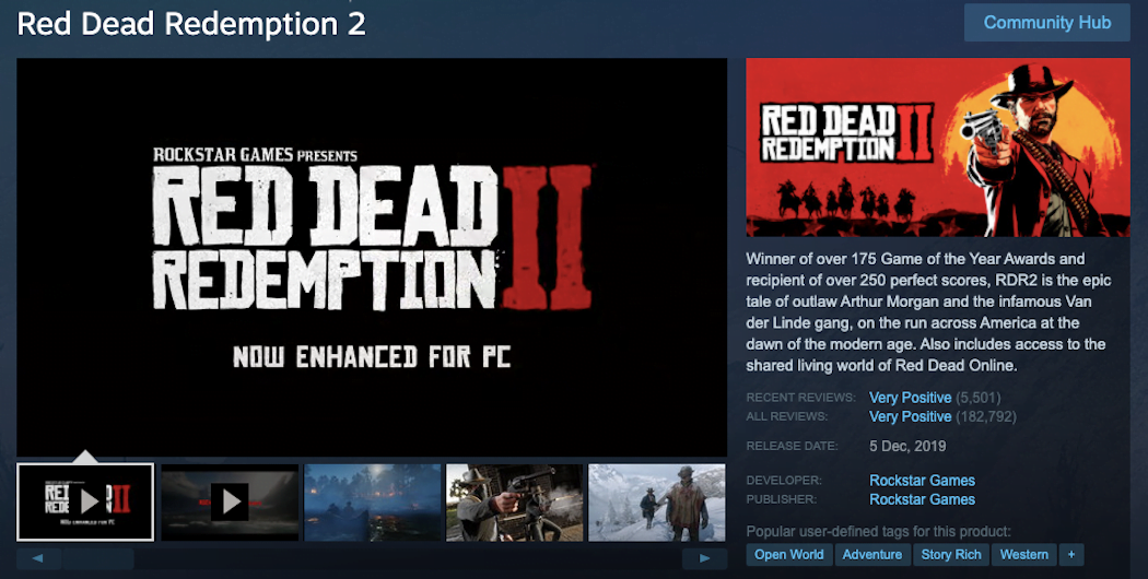 How to Download Red Dead Redemption 2 via Steam?