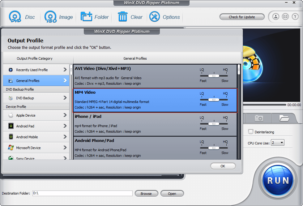 rip dvd to mp4